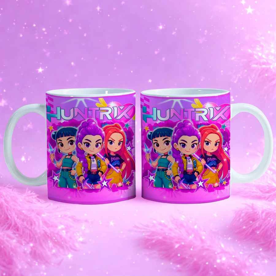 Plantilla para Taza K-pop Demon Hunters V.7