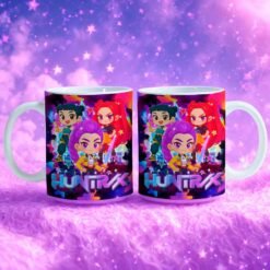 Plantilla para Taza K-pop Demon Hunters V.8