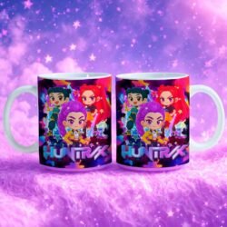 Plantilla para Taza K-pop Demon Hunters V.8