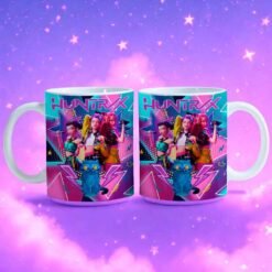 Plantilla para Taza K-pop Demon Hunters V.9