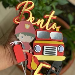 Cake Topper Bombero