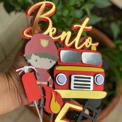 Cake Topper Bombero