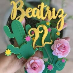 Cake Topper Cactus