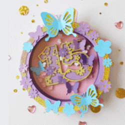 Cake Topper Mariposa