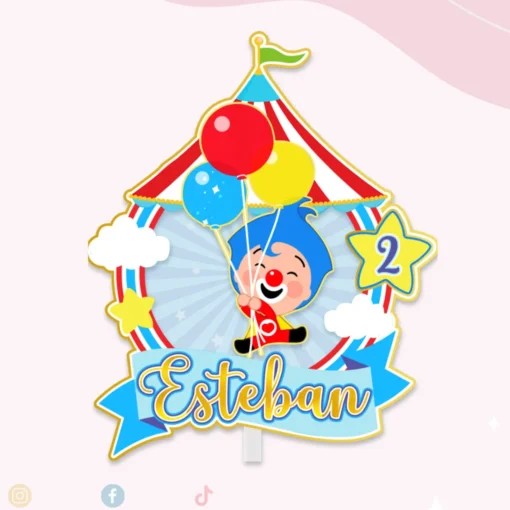 CakeTopper plim plim shaker