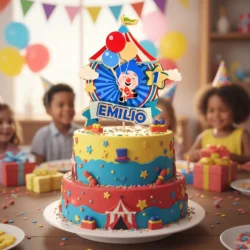 Alternative view of Cake Topper Plim Plim