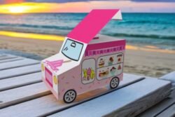 Alternative view of Ice Cream Truck - 3d Papercraft