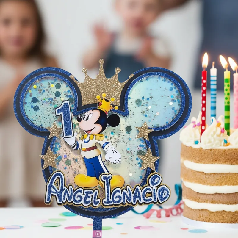 Cake Topper Mickey Principe - Imagen 4