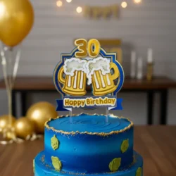 Alternative view of Cake Topper Cervezas