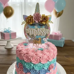 Alternative view of Cake Topper Unicorn Shaker