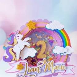 Alternative view of Cake Topper Unicorn 2