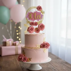 Alternative view of Cake Topper 40 años 1