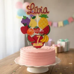 Cake Topper Frutas