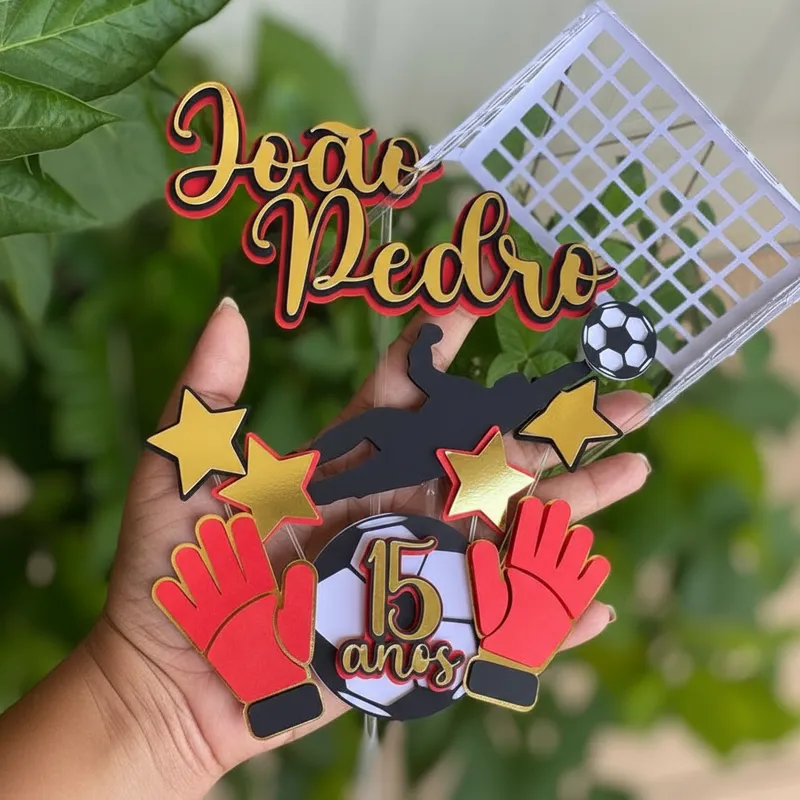 Cake Topper Futbol - Imagen 3