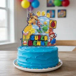 Alternative view of Cake Topper Mario Bross