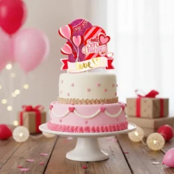 Alternative view of Cake Topper Arco dia de san valentin