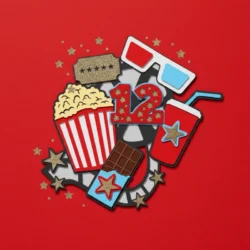 Alternative view of Cake Topper Movie