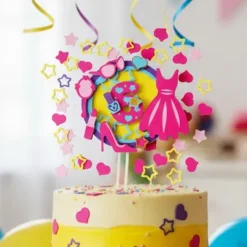 Cake Topper Muñeca Rosa