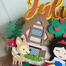 Alternative view of Cake Topper Blanca Nieves