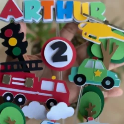 Alternative view of Cake Topper Carritos