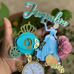 Alternative view of Cake Topper Cenicienta