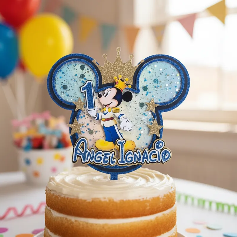 Cake Topper Mickey Principe - Imagen 2