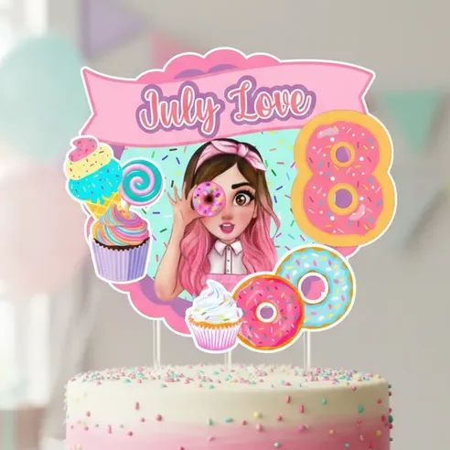 Cake Topper Mis Pastelitos