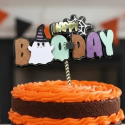 Cake Topper  happy boo day