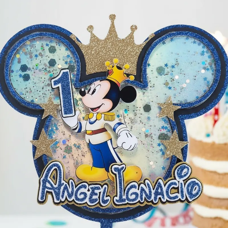 Cake Topper Mickey Principe - Imagen 5