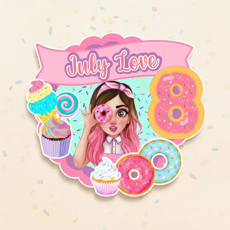 Cake Topper Mis Pastelitos - Imagen 4