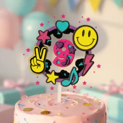 Cake Topper Smiley-Face