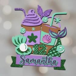 Cake Topper Café Sirena