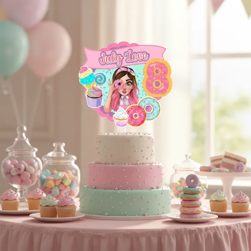 Cake Topper Mis Pastelitos - Imagen 3