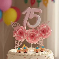 Cake Topper 15 Años