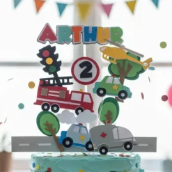 Cake Topper Carritos