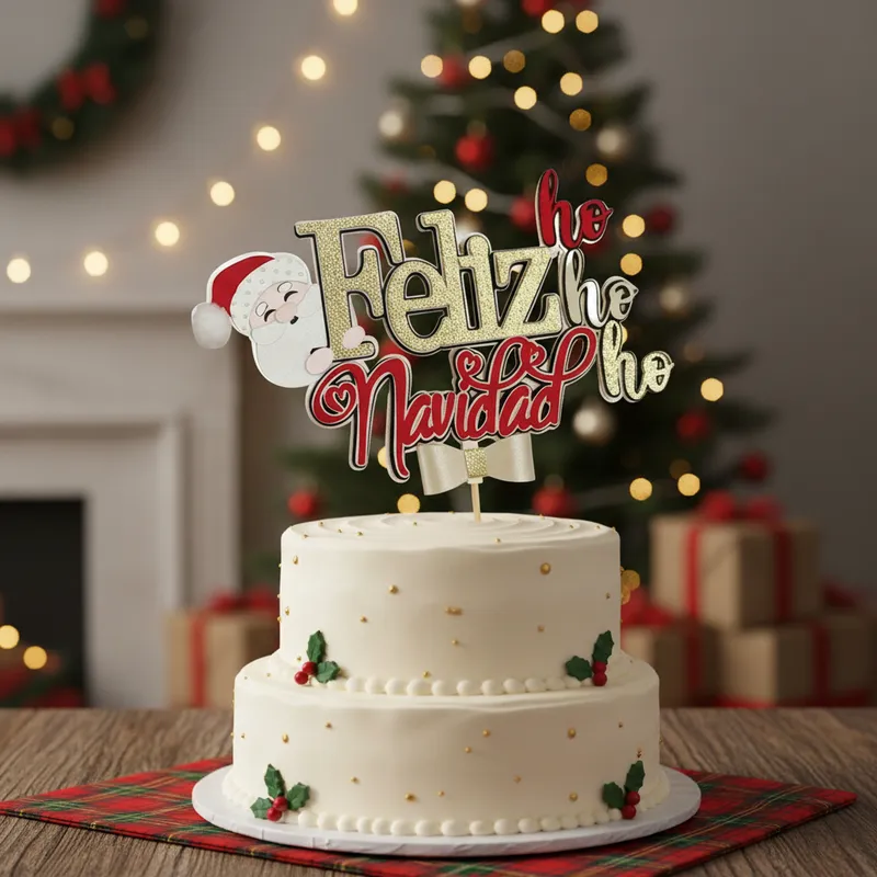 Cake Topper Navidad-1 - Imagen 4