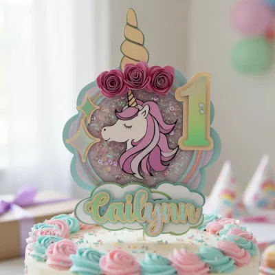 Cake Topper Unicornio