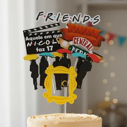 Cake Topper Friends