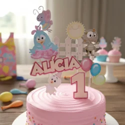 Cake Topper Gallinita Pintadita