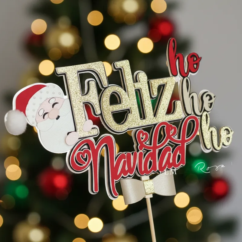 Cake Topper Navidad-1 - Imagen 5