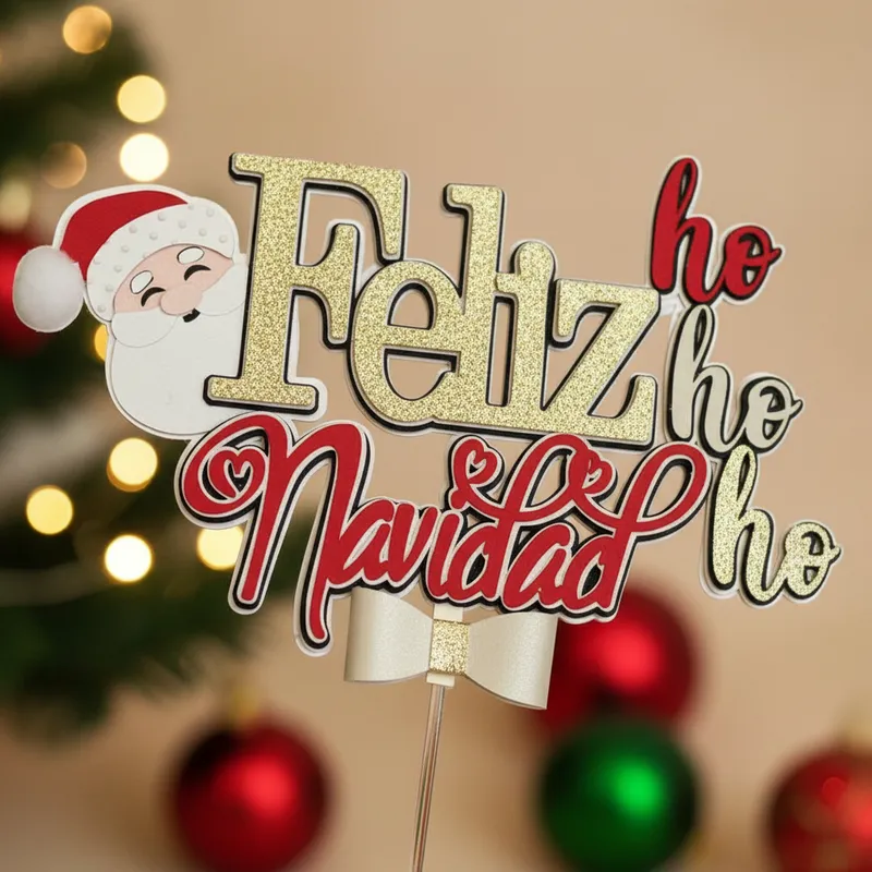 Cake Topper Navidad-1