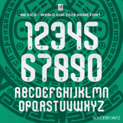 Tipografía México Mundial 2026