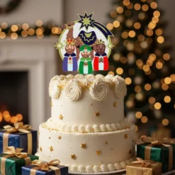 Cake Topper Candy Holder Gift Card Reyes Magos