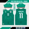 Plantillas de sublimación jersey México 2026