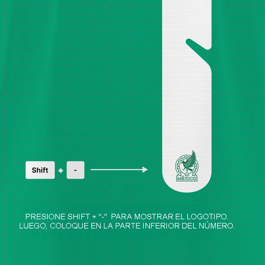 Plantillas Jersey México 2026 + Tipografía - Imagen 6