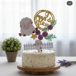 Alternative view of Cake Topper Oveja
