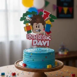 Alternative view of Cake Topper Roblox