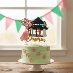Alternative view of Cake Topper Mulán