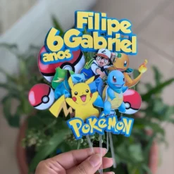 Alternative view of Cake Topper Pokémon