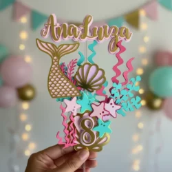 Cake Topper Sirena
